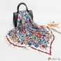 Silk scarf female new 90cm satin printed small square scarf scarf headscarf