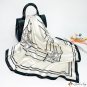 90cm silk scarf female summer new satin lines printed large square scarf headscarf scarf