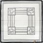 90cm silk scarf female summer new satin lines printed large square scarf headscarf scarf