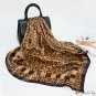 New simulation silk scarf point print 90cm large square scarf headscarf shawl