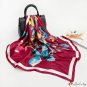 New 90cm large square scarf female spring imitation silk satin silk scarf female neck scarf headscar