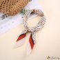 Silk scarf female simple 70cm small square scarf spring and autumn models silk scarf neck scarf