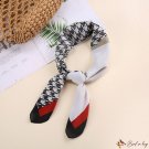 Silk scarf female decorative bird check print scarf twill imitation silk small neck scarf 70cm small