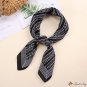 Silk scarf female decorative bird check print scarf twill imitation silk small neck scarf 70cm small