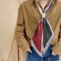 Fluttering small silk scarf summer new decorative double-layer small neckerchief female literary sma