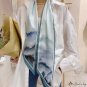 Double small neck scarf silk scarf women spring and autumn fashion hair band long printed scarf bag
