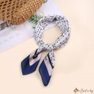 Silk scarf female new imitation silk satin printed decorative scarf white collar 70cm small square s