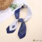 Line color blocking small square scarf ladies simple small silk scarf 70cm neck scarf twill satin sc