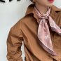 Ribbon small silk scarf women spring and summer thin narrow long double-layer neck scarf fashion hai