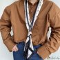 Ribbon small silk scarf women spring and summer thin narrow long double-layer neck scarf fashion hai