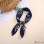 Silk scarf female new simulation silk 70cm small square scarf neck scarf printing scarf