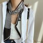 French vintage silk scarf ribbon female new small silk scarf multi-purpose satin hair tie double lay