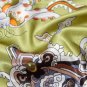 New simulation silk scarf female 90cm satin printing large square scarf shawl headscarf