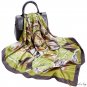 New simulation silk scarf female 90cm satin printing large square scarf shawl headscarf