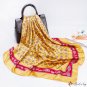 New printed large square scarf simulation silk satin silk scarf scarf decorative headscarf shawl fem
