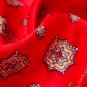 New printed large square scarf simulation silk satin silk scarf scarf decorative headscarf shawl fem