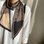 Double small silk scarf women spring satin small long scarf oblique angle small long scarf hair band