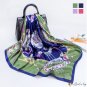 90cm large square scarf jewelry chain printing ladies simulation silk scarf scarf headscarf