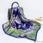 Large square scarf female simulation silk printing silk scarf with shawl headscarf