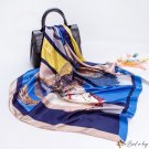 New large square scarf female simulation silk scarf neck scarf Goddess Day scarf headscarf