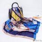 New large square scarf female simulation silk scarf neck scarf Goddess Day scarf headscarf