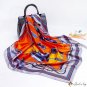 Printed square scarf female spring and summer new simulation silk satin silk scarf scarf headscarf s