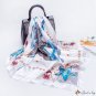 Summer new printing square scarf female satin silk scarf accessories scarf headscarf shawl