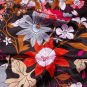 Silk scarf female new simulation silk 90cm large square scarf literary retro printing scarf shawl he