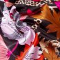 Silk scarf female new simulation silk 90cm large square scarf literary retro printing scarf shawl he