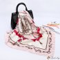 Simulation silk scarf female new 90cm printed large square shawl headscarf scarf