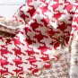 Silk scarf female season new simulation silk satin thousand bird grid printing large square scarf tu