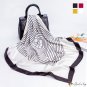 Silk scarf female season new satin back print large square scarf headscarf shawl