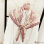 Season new pressure wrinkle square scarf 90cm imitation cotton linen hand feeling scarf literary ret