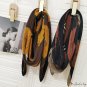 New fashion silk scarf female simulation silk satin printing imitation cotton linen scarf pleated sq
