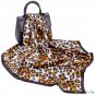 Silk scarf female new spring simulation silk small square scarf printing square scarf shawl scarf