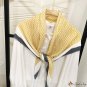 Season new pleated square scarf 90cmc cotton linen feel scarf wear back to the pattern silk scarf sa