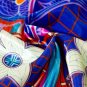 Spring and summer new simulation silk scarf female printing square scarf 90cm headscarf retro shawl