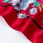 90cm silk scarf printing large square scarf new ladies scarf simulation silk headscarf