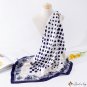 90 * 90cm square scarf polka dot print simulation silk scarf scarf women's headscarf