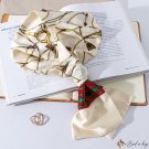Autumn and winter new thin section double layer silk scarf female thin narrow long section floating 