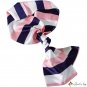 Autumn and winter thin section stripes printed small silk scarf female thin narrow long stripes smal