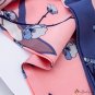 Autumn and winter thin section of small silk scarf female thin narrow long small neck scarf tie hair