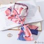 Autumn and winter thin section of small silk scarf female thin narrow long small neck scarf tie hair