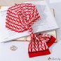 Autumn and winter new thin narrow long strip small silk scarf women's fashion narrow strip double la