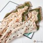 Autumn and winter new polka dot cotton linen scarf female long silk scarf female shawl winter warm s
