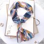 Thin narrow long strip of small silk scarf female fashion small long scarf silk scarf spring neck sc