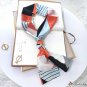 Thin narrow long strip of small silk scarf female fashion small long scarf silk scarf spring neck sc