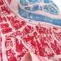 Spring neck scarf double layer silk scarf female long scarf multifunctional floating belt