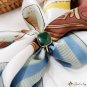 Simple diamond-set silk scarf buckle scarf buckle enamel ring buckle square scarf buckle shawl buckl