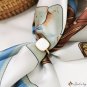 Simple diamond-set silk scarf buckle scarf buckle enamel ring buckle square scarf buckle shawl buckl
